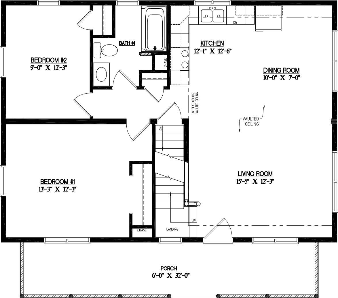 Glacier 2636 floor plan home features