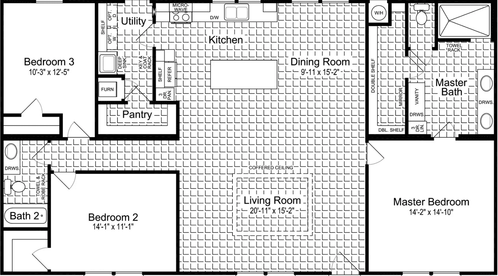 Cambridge 32563a floor plan home features