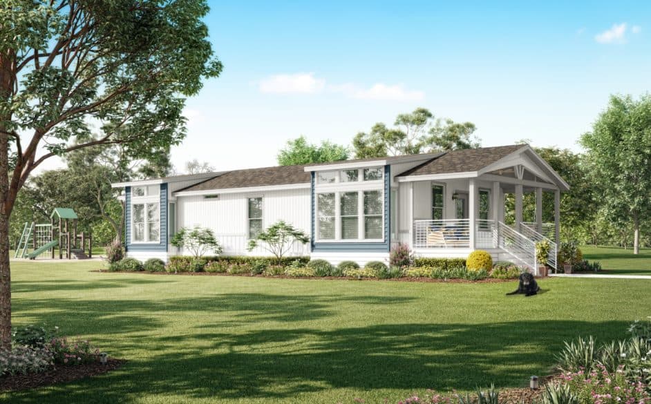 Swan l52ep8 elevation and exterior home features