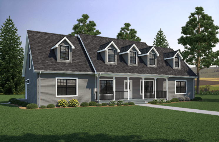 Saddle ridge 28663a hero, elevation, and exterior home features