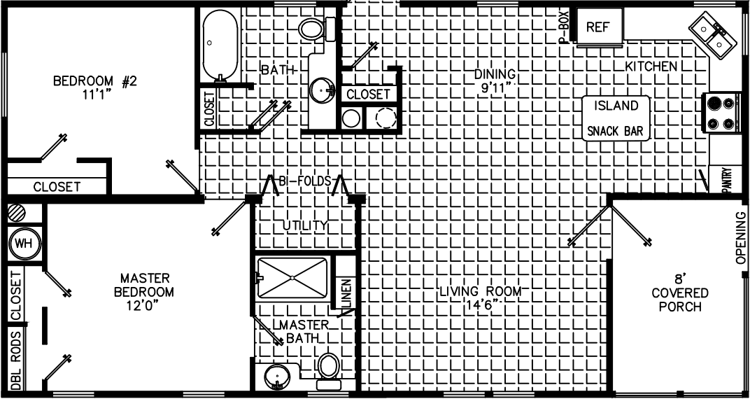 Reed flower 2444 floor plan home features