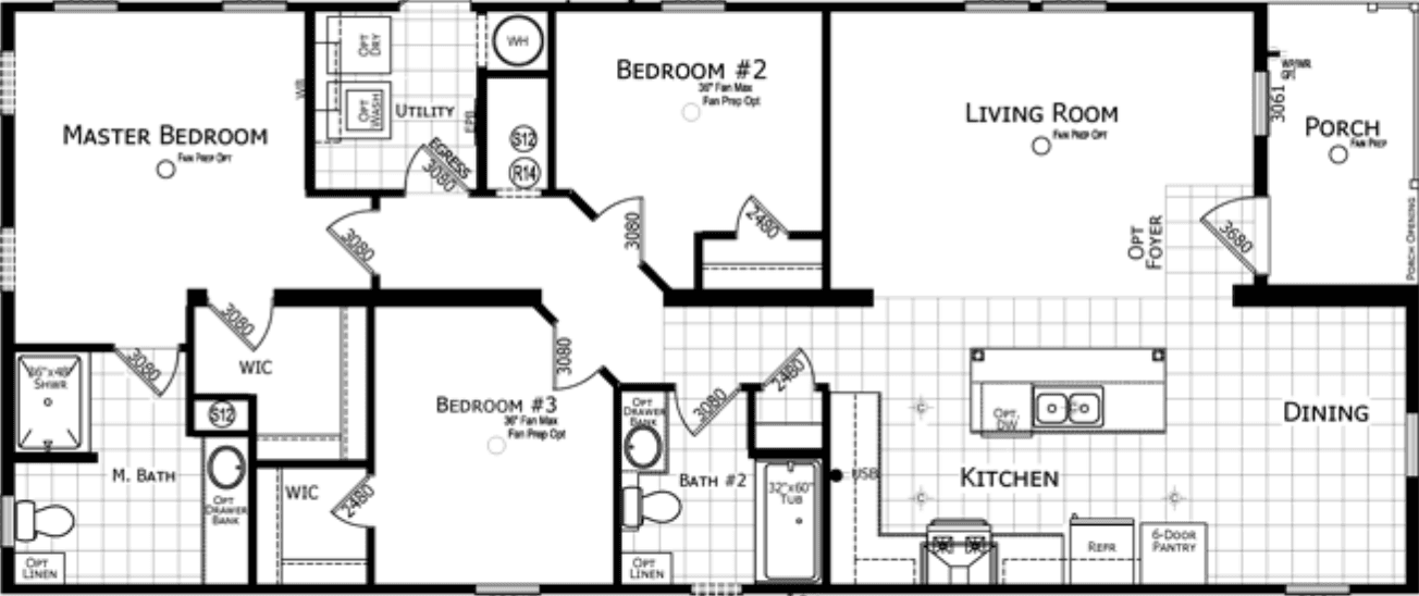 Duluth floor plan home features