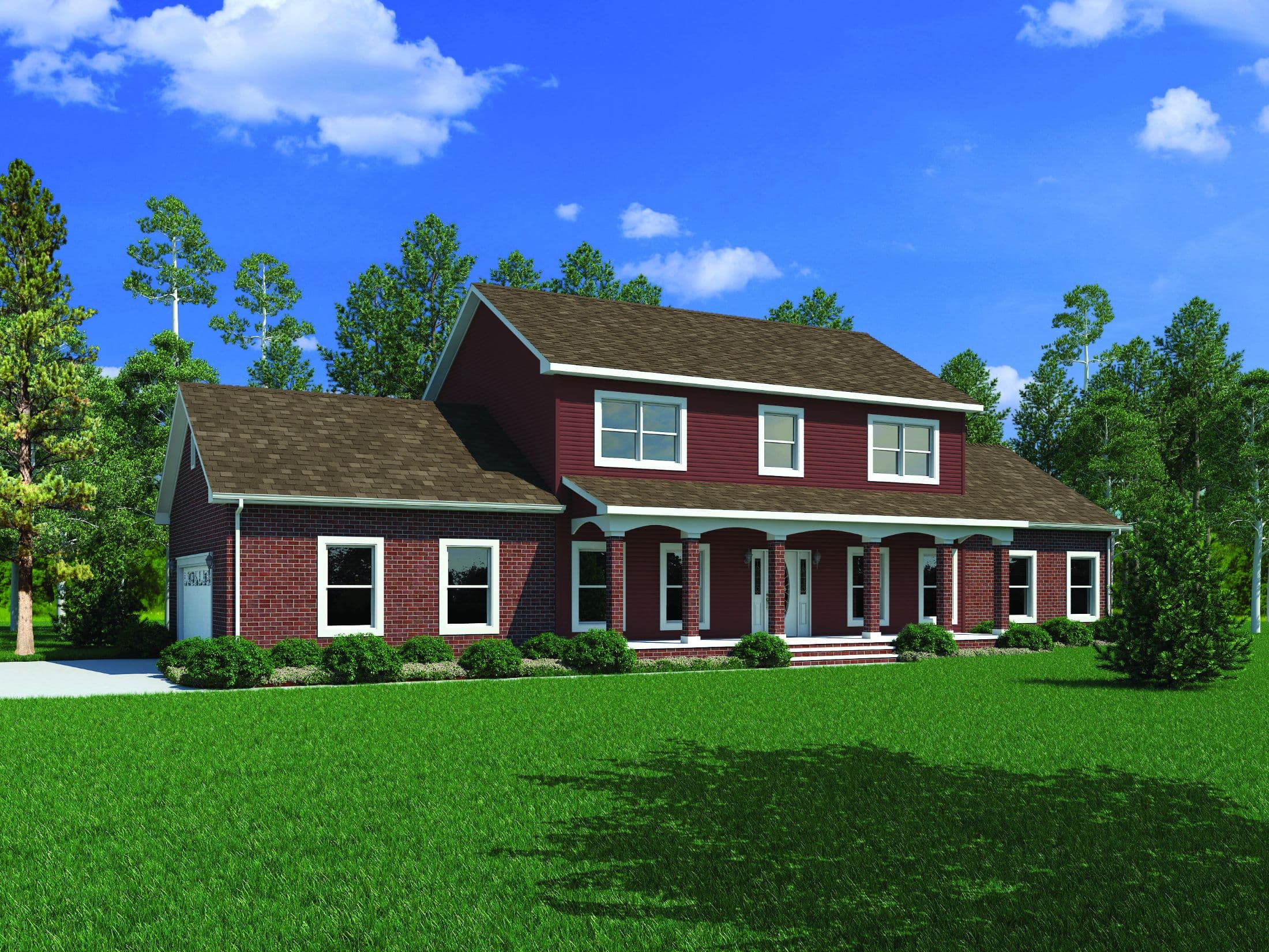 Madison iii hero, elevation, and exterior home features
