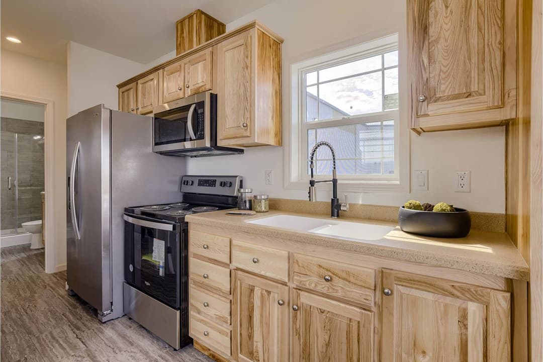 Urban cottage kitchen home features