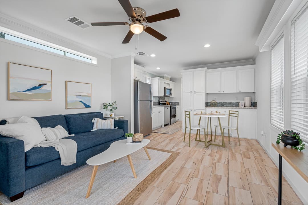 Paradise interior and hero home features