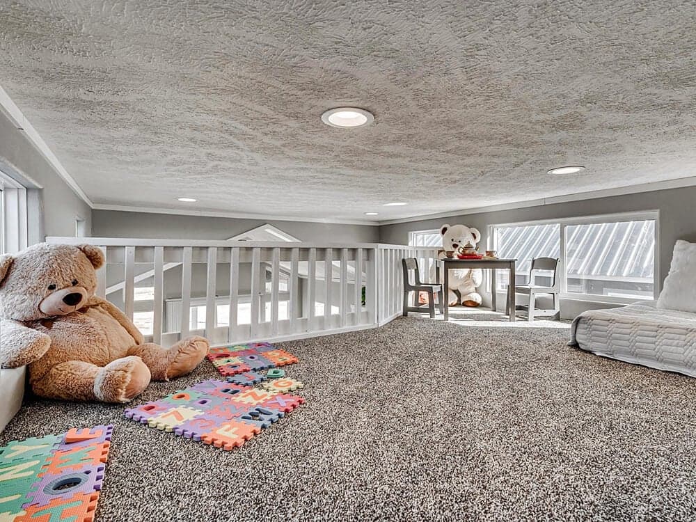 The copperwood interior home features