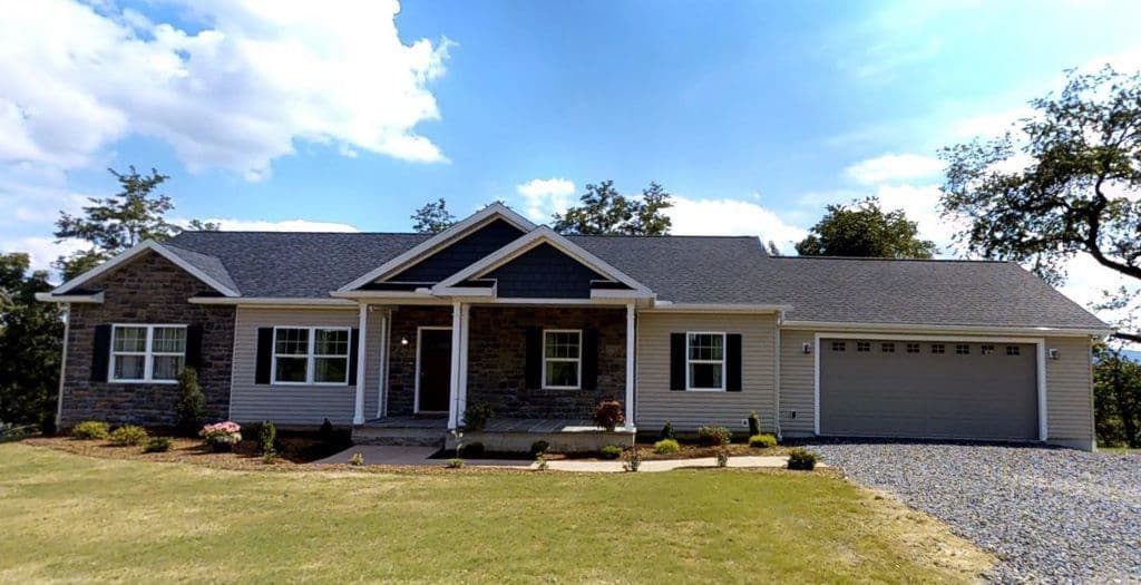 Easy street hero, elevation, and exterior home features