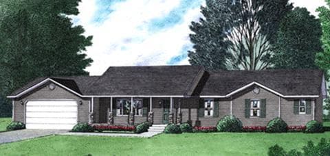 Harrison hero, elevation, and exterior home features