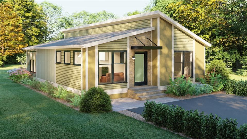 Avante ranch 28' hero, elevation, and exterior home features