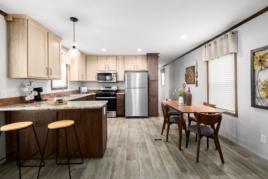 Astro creations singlewide 1a2079-v kitchen home features