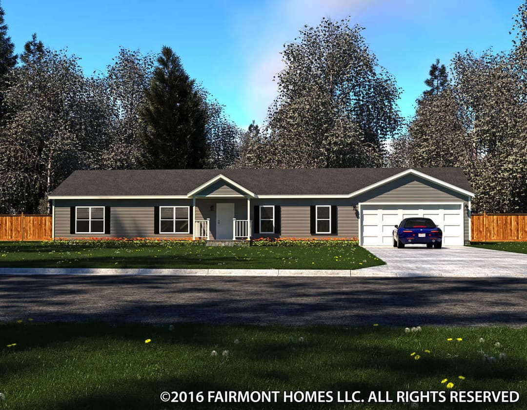 Newport 92574k elevation and exterior home features