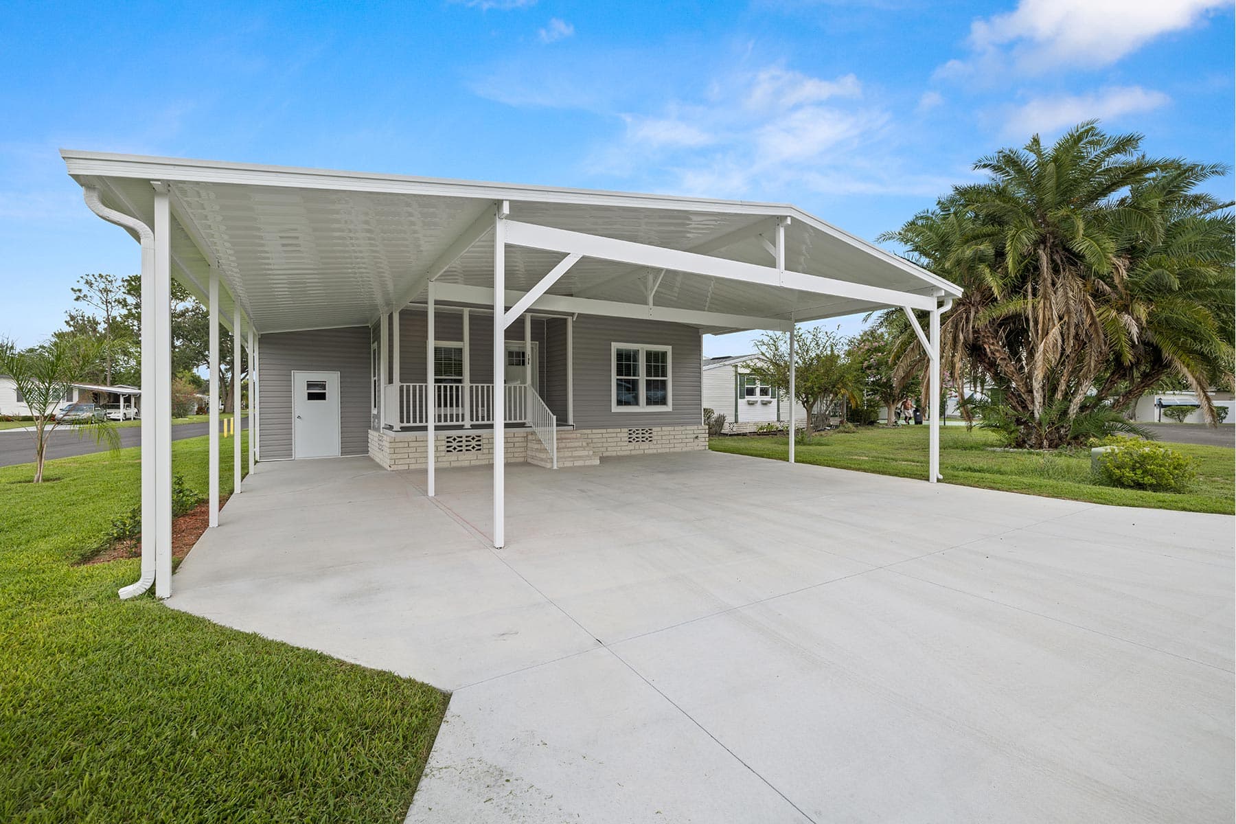 Champion community exterior home features