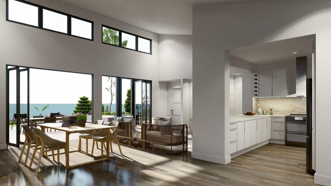 Model 8 interior home features