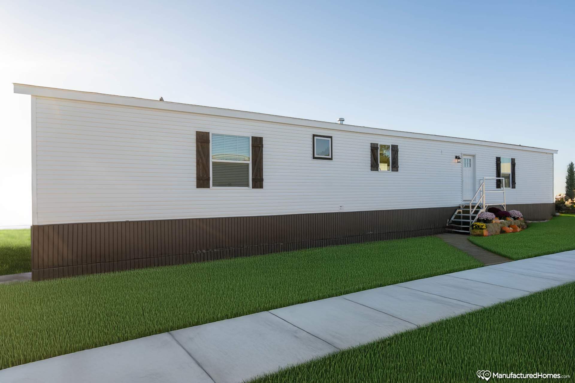 The caney creek elevation and exterior home features