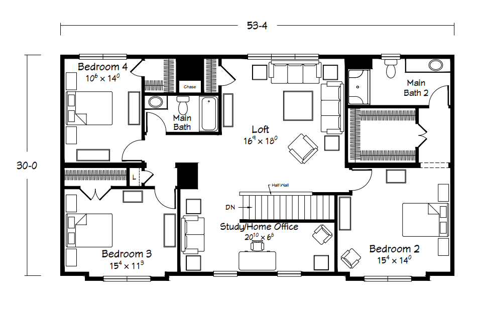 Shelton creek | 4 bedroom floor plan home features