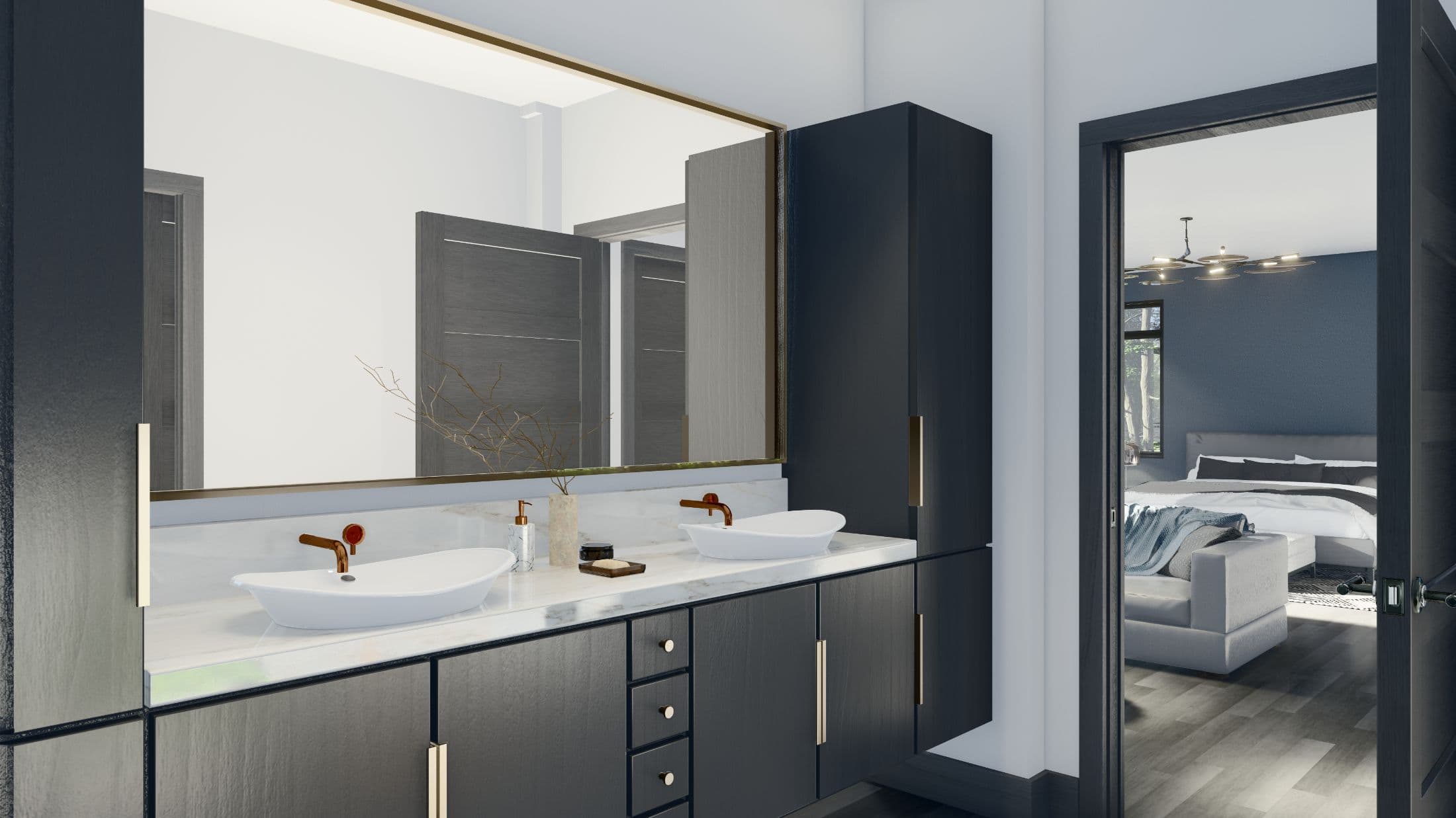 Model 1 bathroom home features