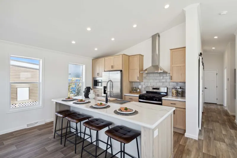 Wood manor d505 kitchen home features