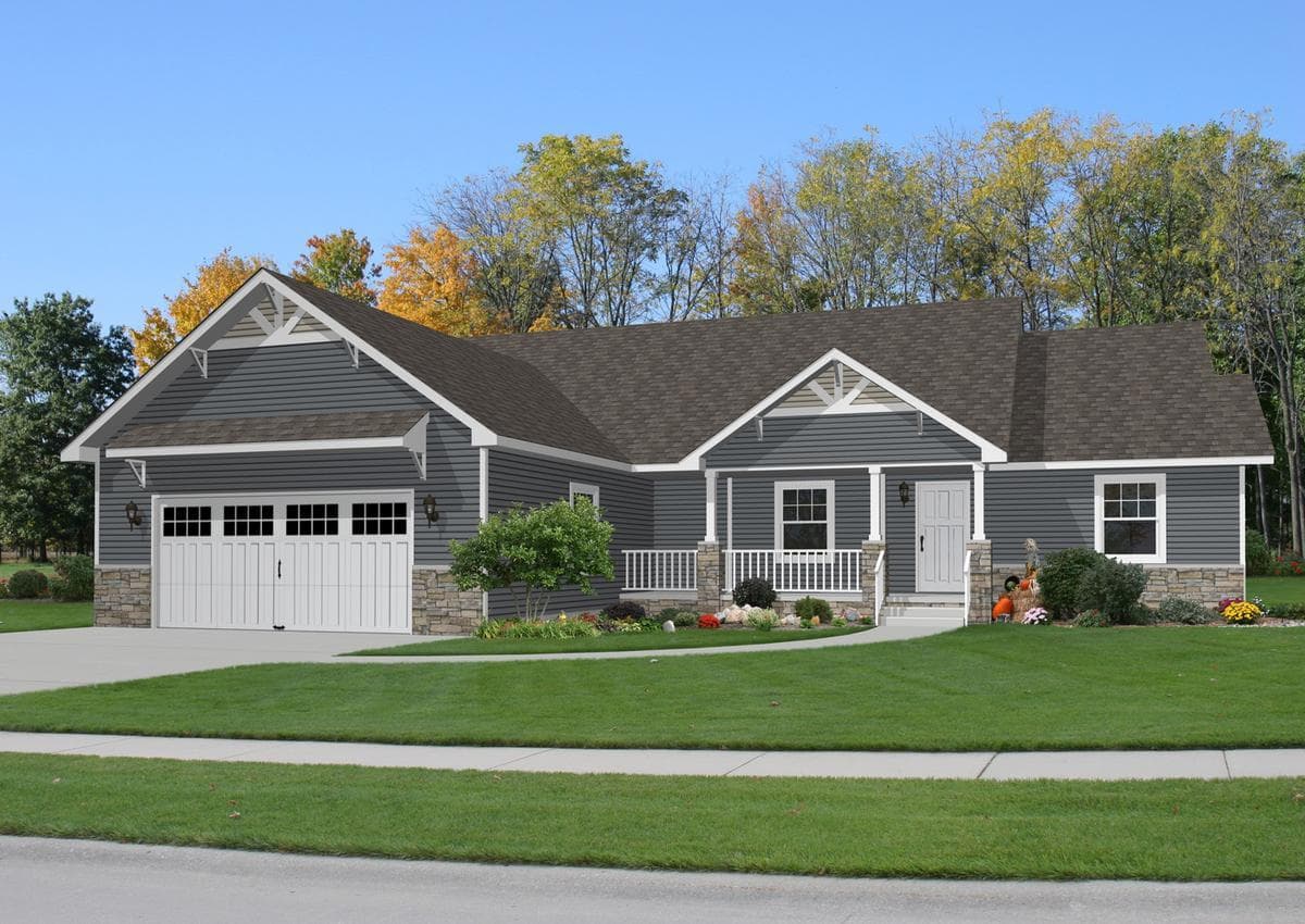 Laurel bay hero, elevation, and exterior home features
