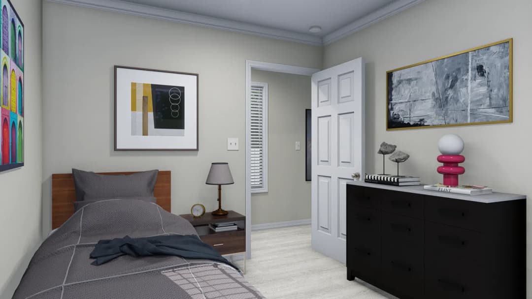 Topsail bedroom home features