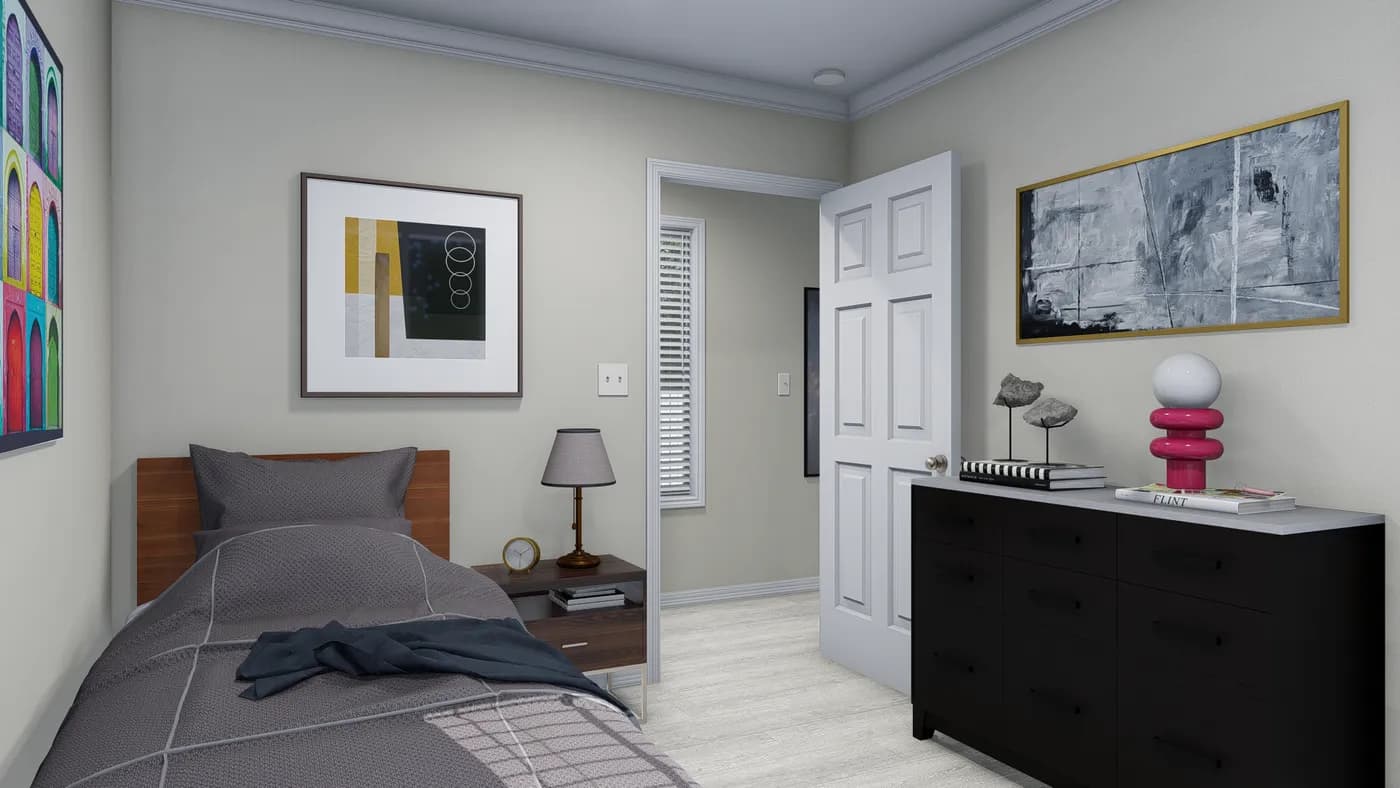 Topsail bedroom home features