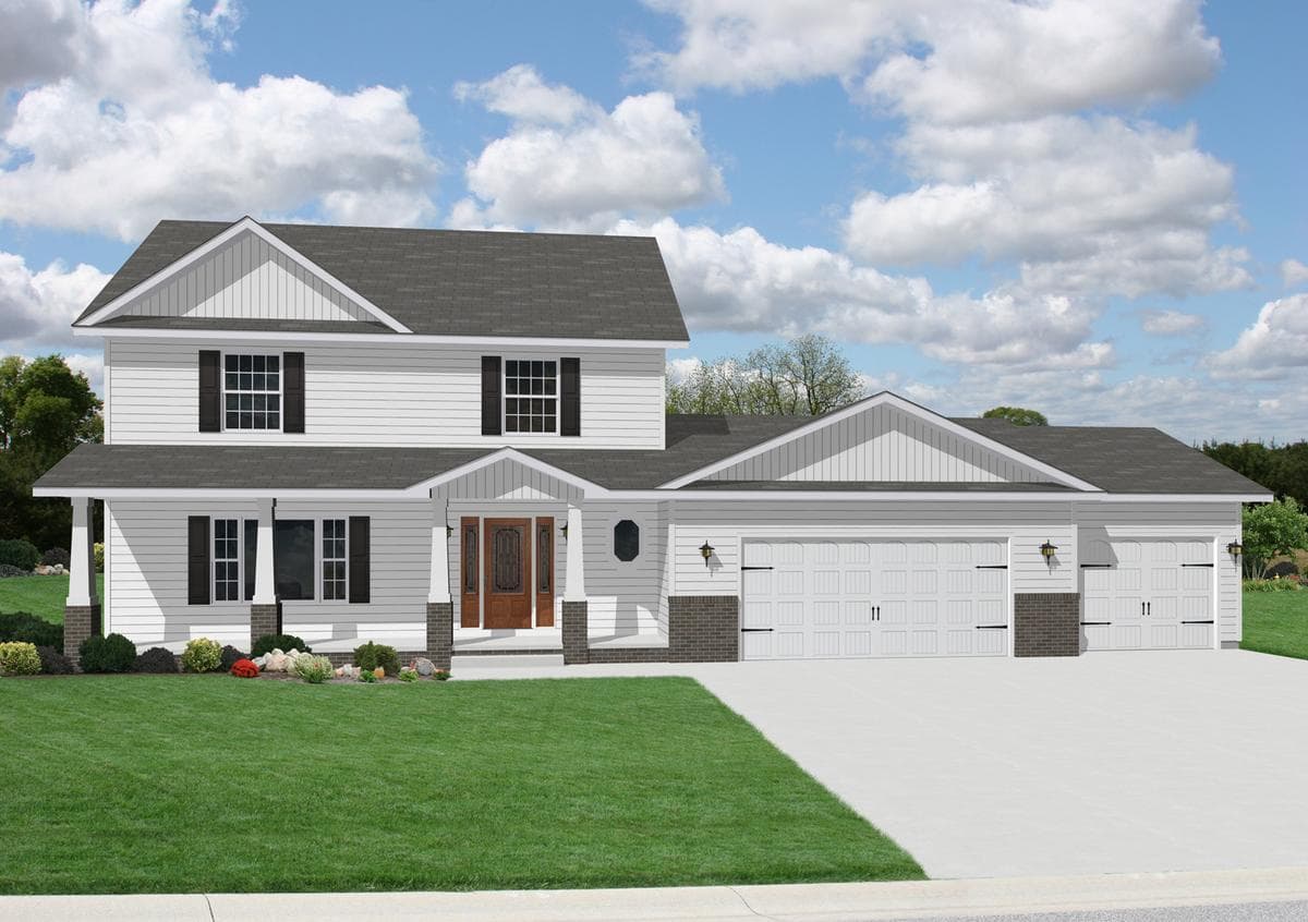 Montreal hero, elevation, and exterior home features