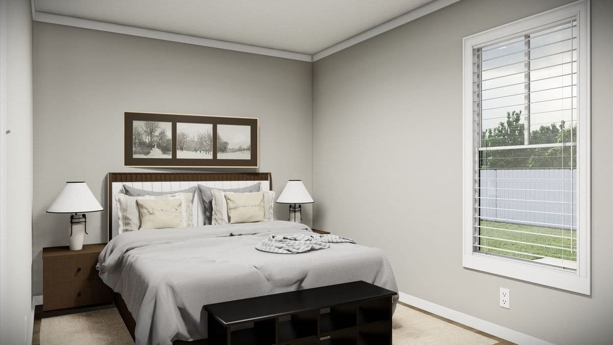 The washington bedroom home features