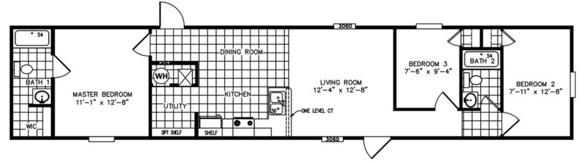 Topaz floor plan home features