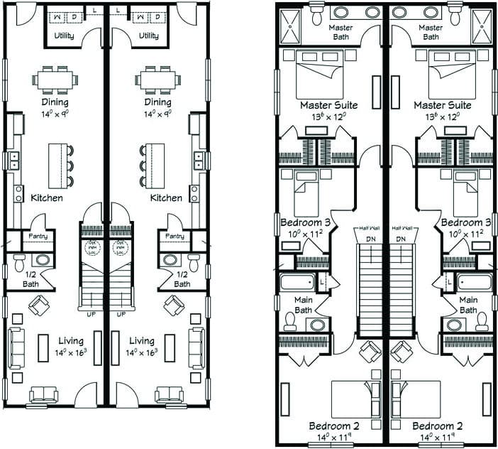 Suffern floor plan home features