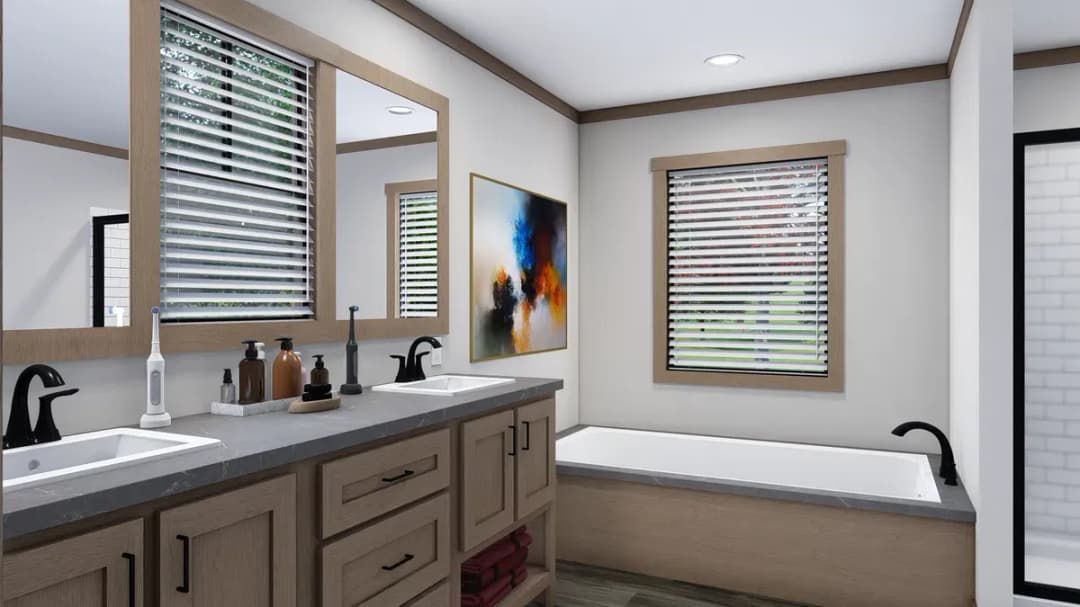 Farm 4 flex bathroom home features