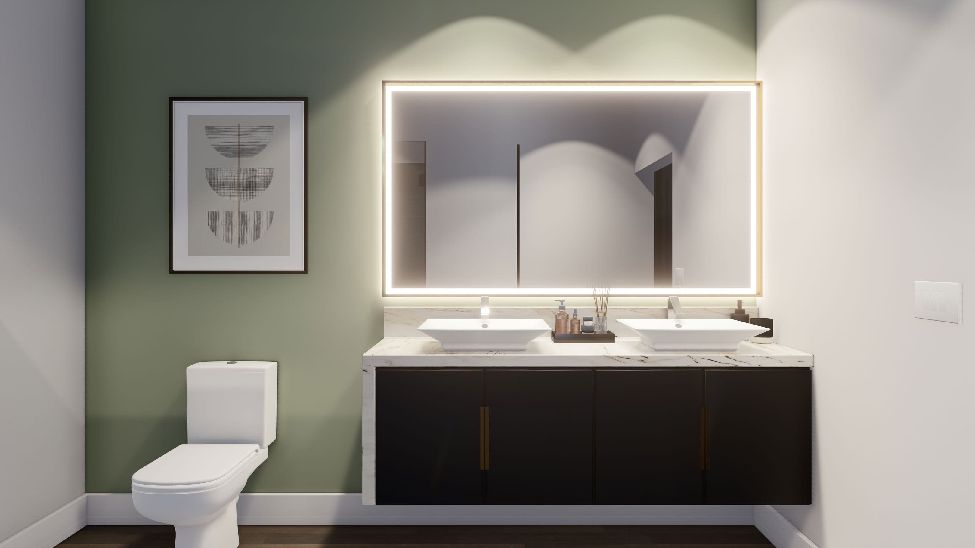 Model 19 bathroom home features