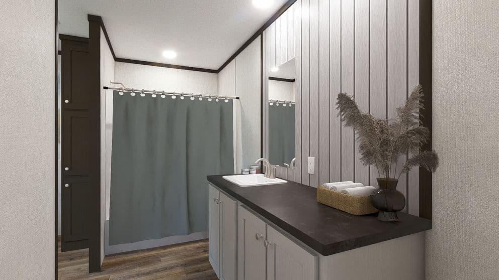 Glimpse bathroom home features