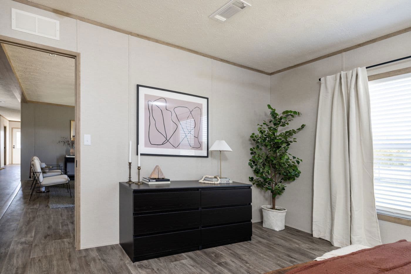 Sterling anniversary bedroom home features