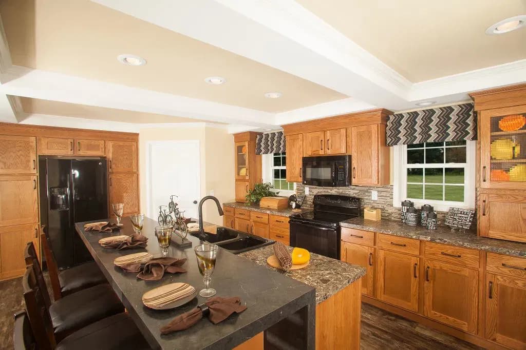 Magnifique kitchen home features