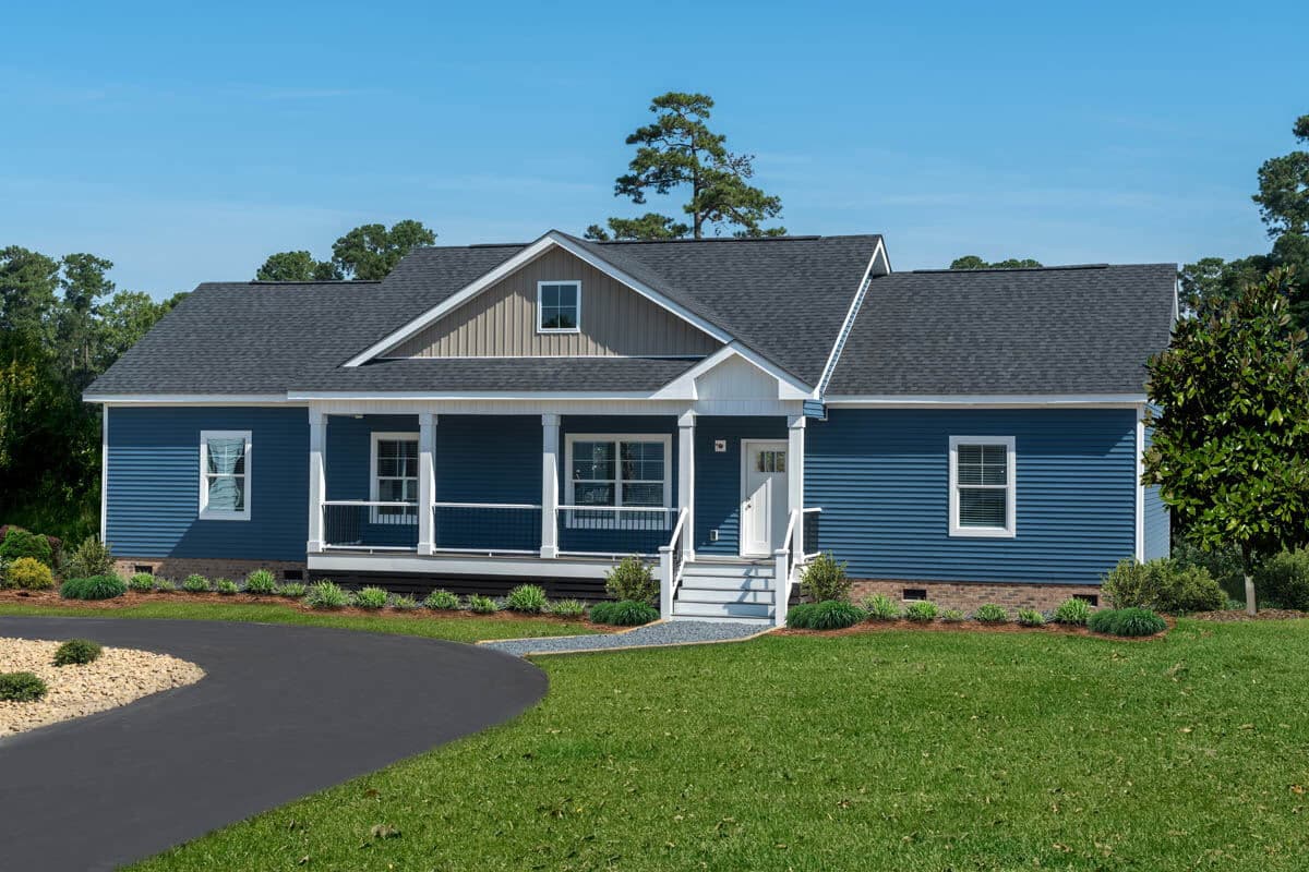 Sparta ranch hero, elevation, and exterior home features