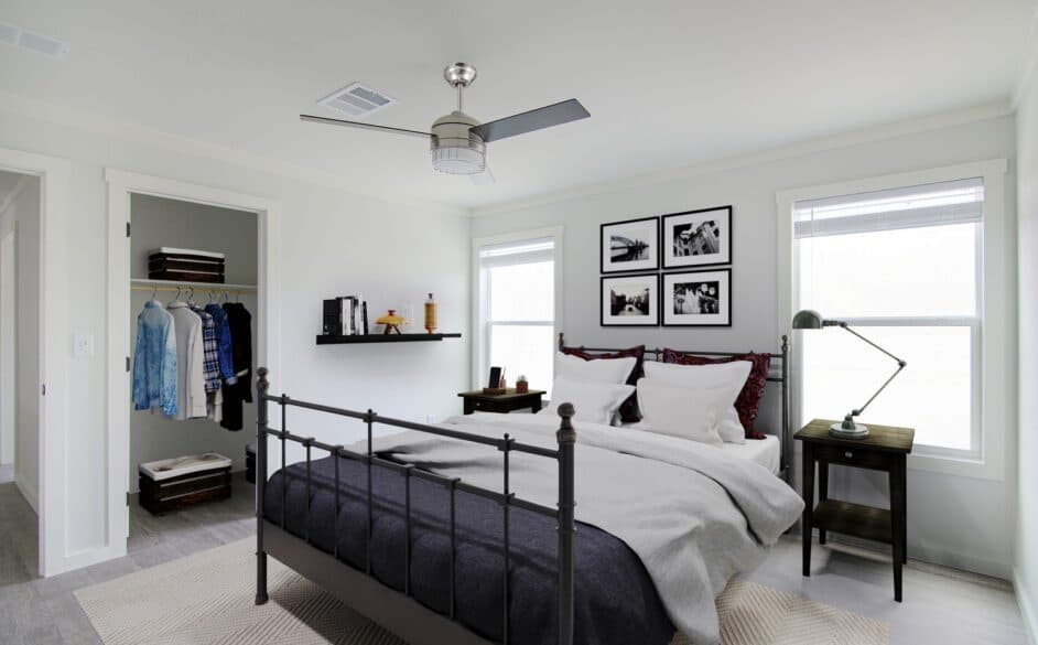 Vue s58-68m bedroom home features