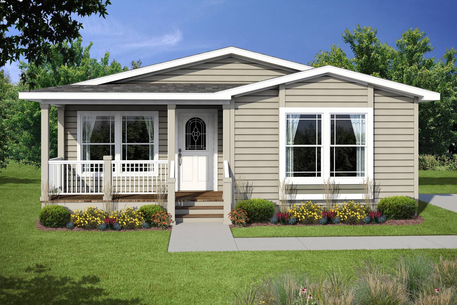 Villager hero, elevation, and exterior home features