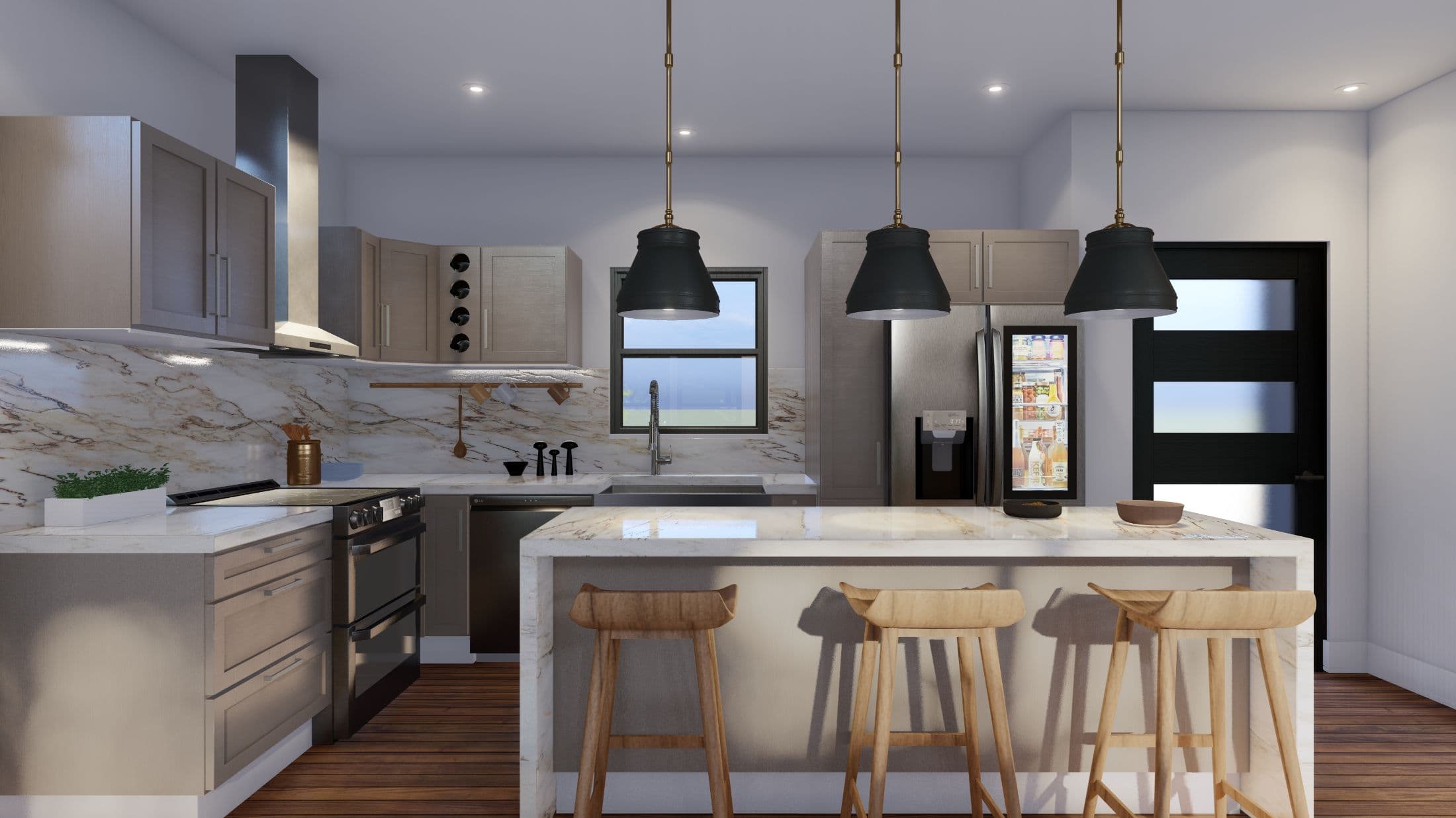 Model 24 kitchen home features