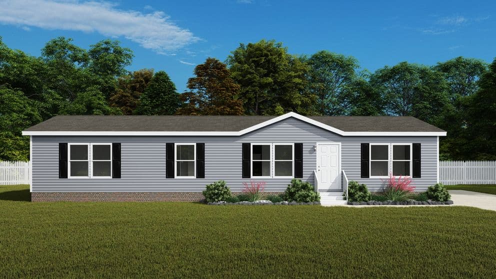 The eagle 60 hero, elevation, and exterior home features