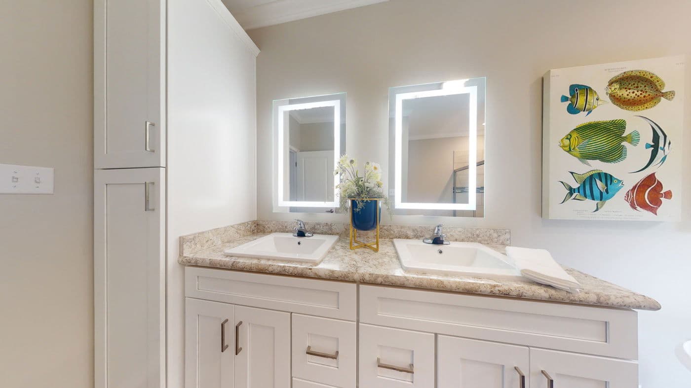 Logan ranch bathroom home features