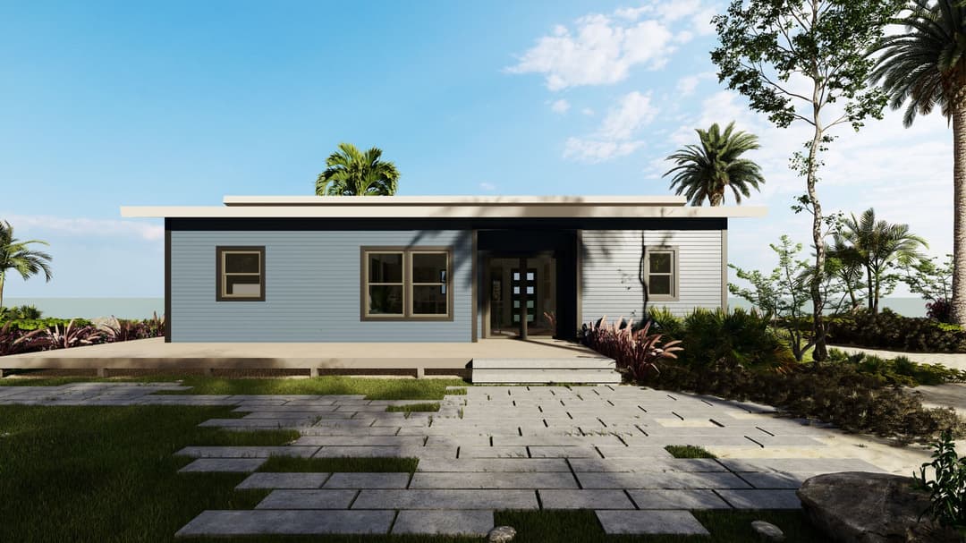 Model 24 exterior home features