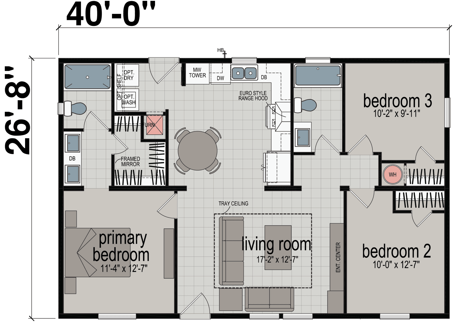 East point - ideal floor plan home features