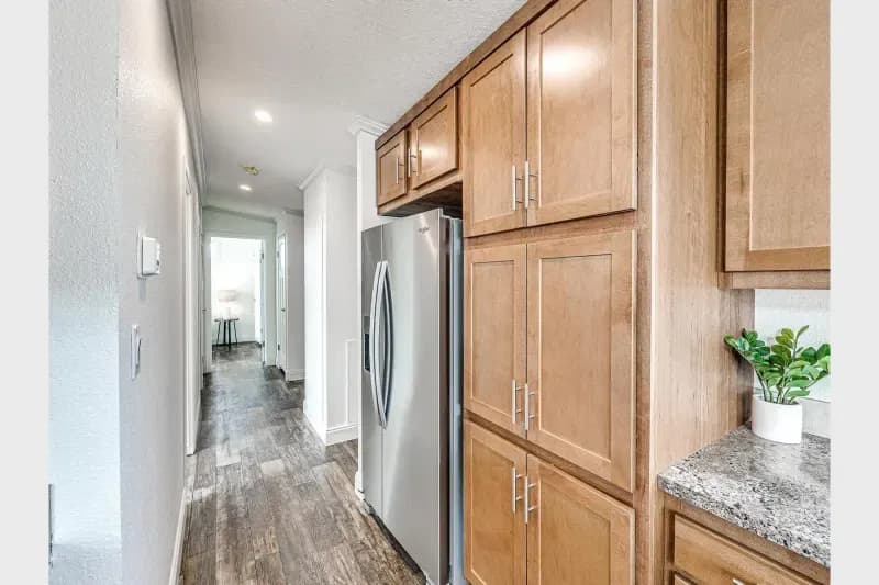 Contemporary cabin a701 kitchen home features