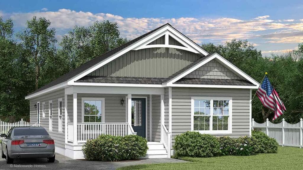 Brookdale ranch hero, elevation, and exterior home features