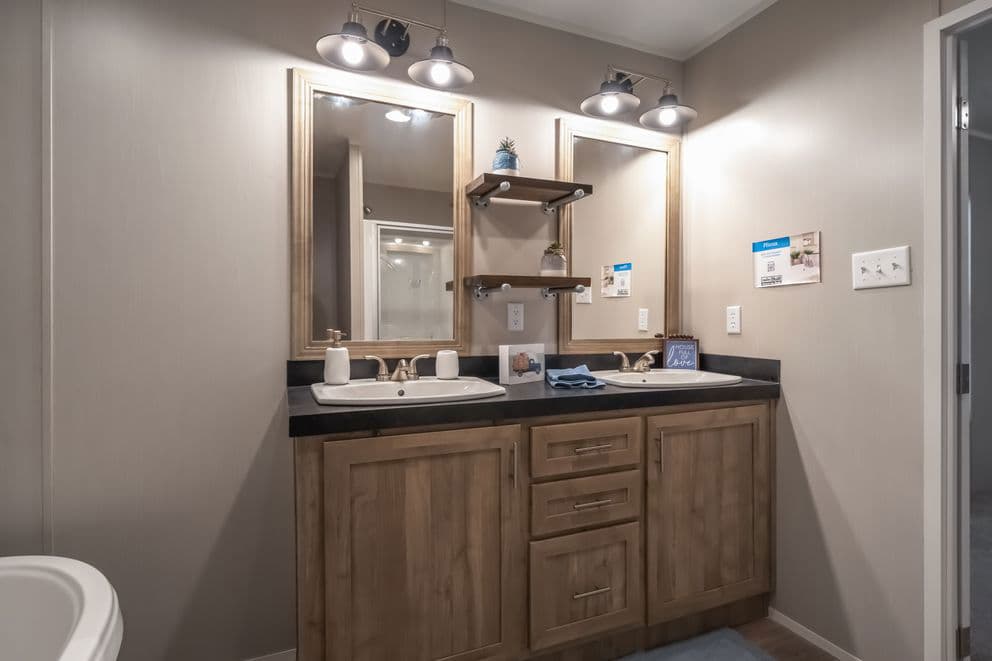 The fusion 48f bathroom home features