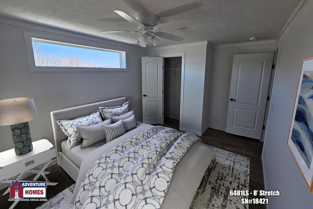 6481ls (8’ stretch) bedroom home features