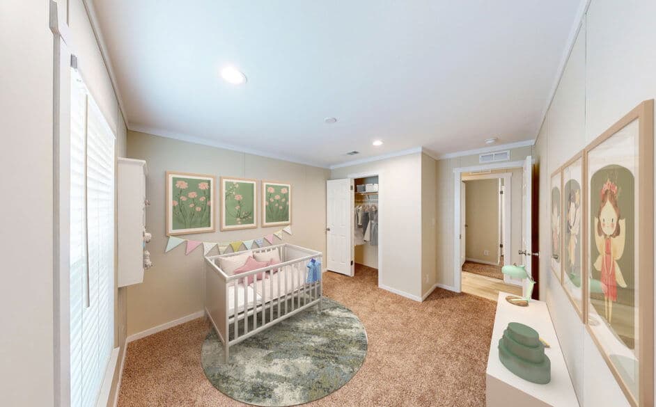 Hacienda p60s bedroom home features