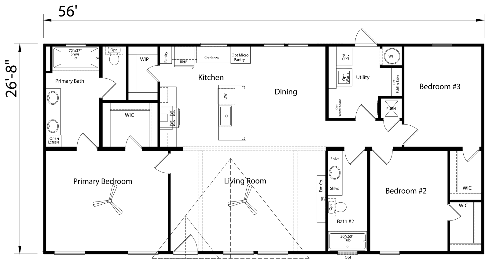 Ws2856h floor plan home features