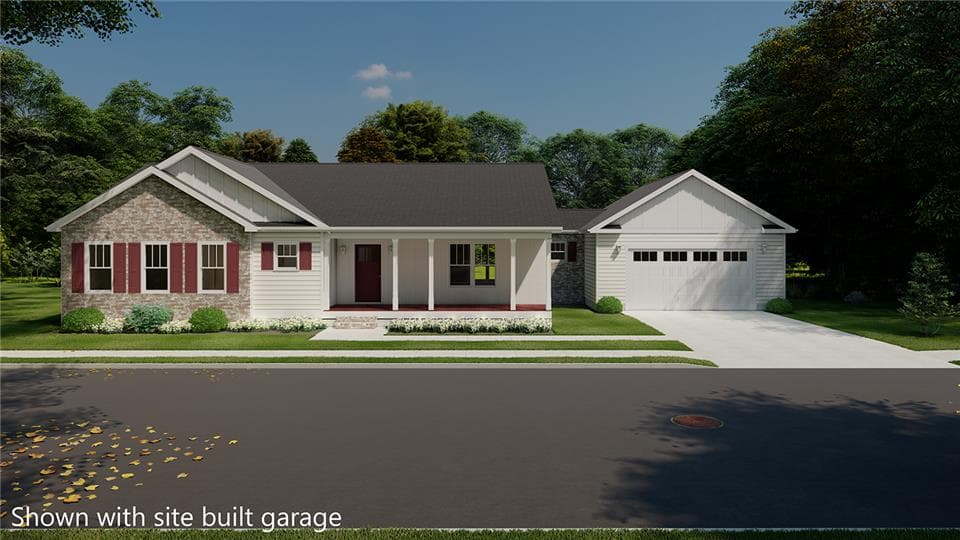 Darby iii hero, elevation, and exterior home features
