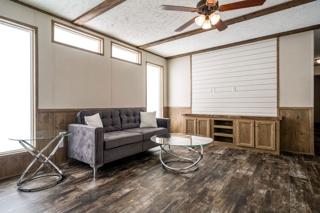 Anniversary entertainer interior home features