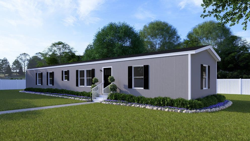 Grand exterior home features